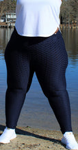Load image into Gallery viewer, Navy Honeycomb Leggings
